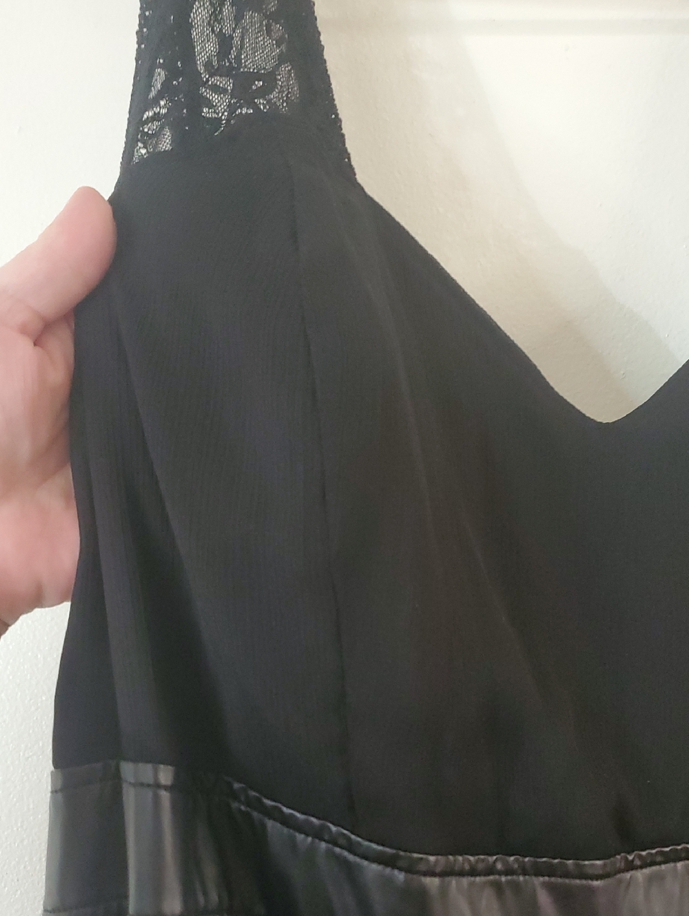 Tripp NYC Black High-Low Dress Size 4X 26-28 Lace Whimsigoth Y2K Edgy Goth - Picture 6 of 16